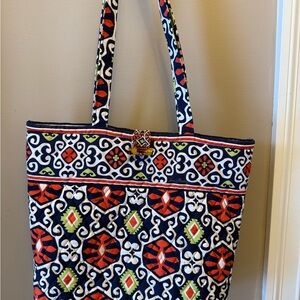 Vera Bradley Multicolor Patterned Tote (Retired)